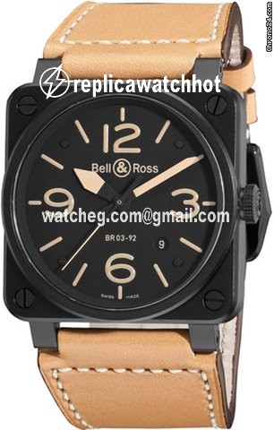 Bell & Ross BR 03 Mens watch Unisex Automatic Steel BR03-92HERITAGE