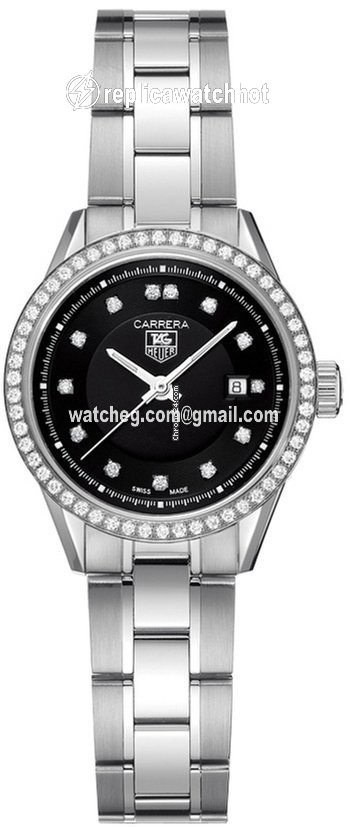 TAG Heuer Carrera Lady Womens watch Quartz Steel WV1412.BA0793