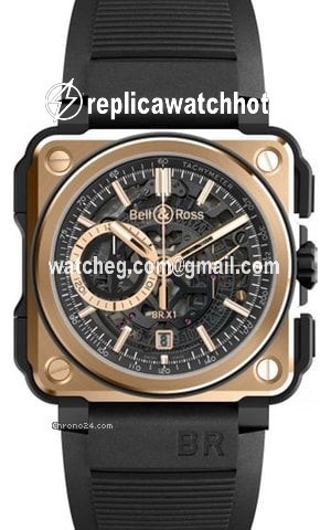 Bell & Ross BR-X1 Mens watch Unisex Automatic Rose gold BRX1-CE-PG