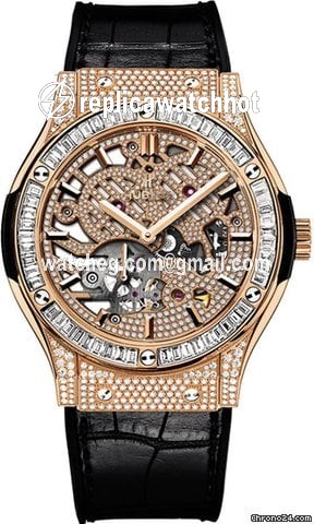 Hublot Classic Fusion Ultra-Thin Mens watch Unisex Manual winding Rose gold 515.OX.9000.LR.0904