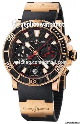Ulysse Nardin Maxi Marine Diver Mens watch Unisex Automatic Rose gold 8006-102-3A.926