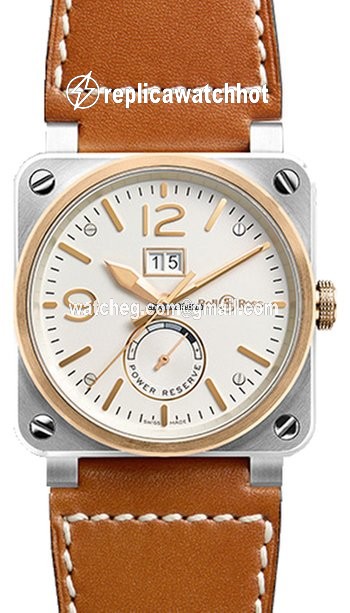 Bell & Ross BR 03-90 Grande Date et Reserve de Marche Mens watch Unisex Automatic Steel BR03-90-BICOLOR