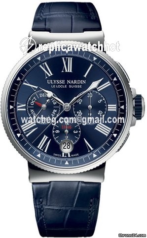 Ulysse Nardin Marine Chronograph Mens watch Unisex Automatic Steel 1533-150-43