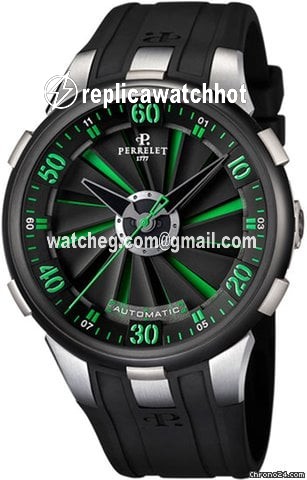 Perrelet Turbine XL Mens watch Unisex Automatic Titanium A1050.3
