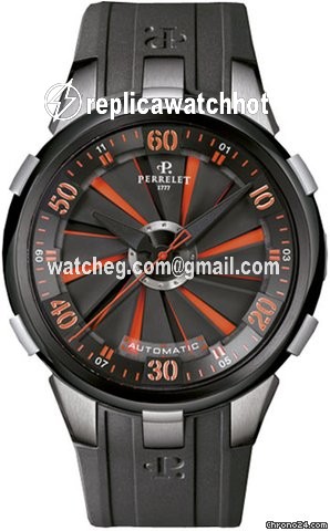 Perrelet Turbine XL Mens watch Unisex Automatic Titanium A1050.2