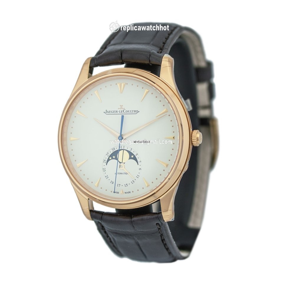 Jaeger-LeCoultre Master Ultra Thin Moon Mens watch Unisex Automatic Rose gold Q1362520 or 1362520