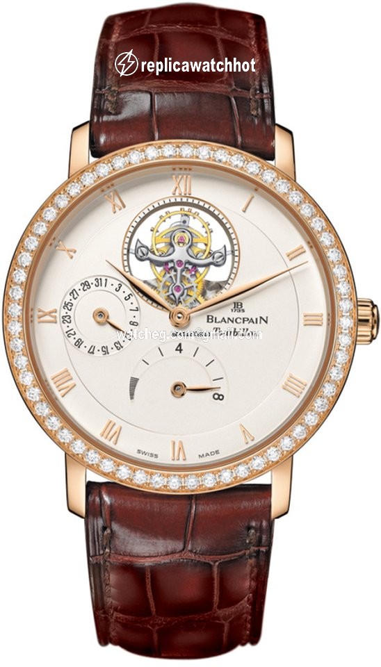 Blancpain Villeret Mens watch Unisex Automatic Rose gold 6025-2942-55b
