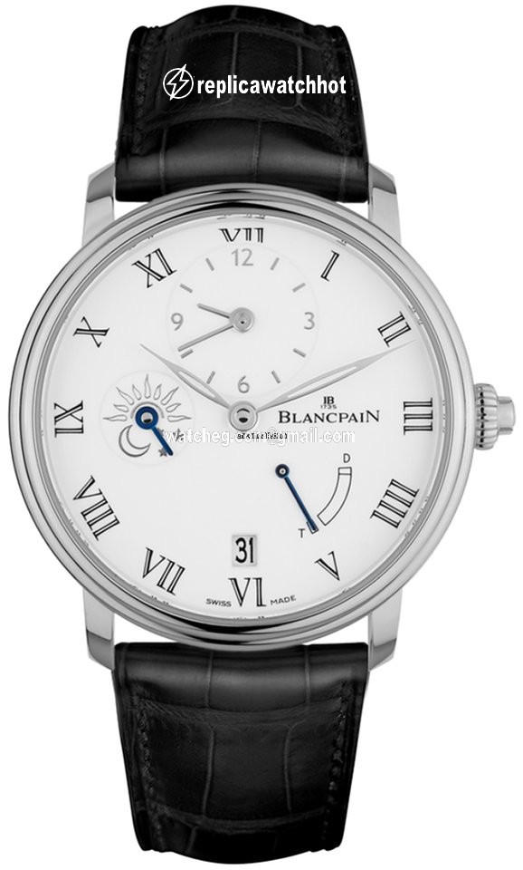 Blancpain Villeret Mens watch Unisex Automatic White gold 6661-1531-55b