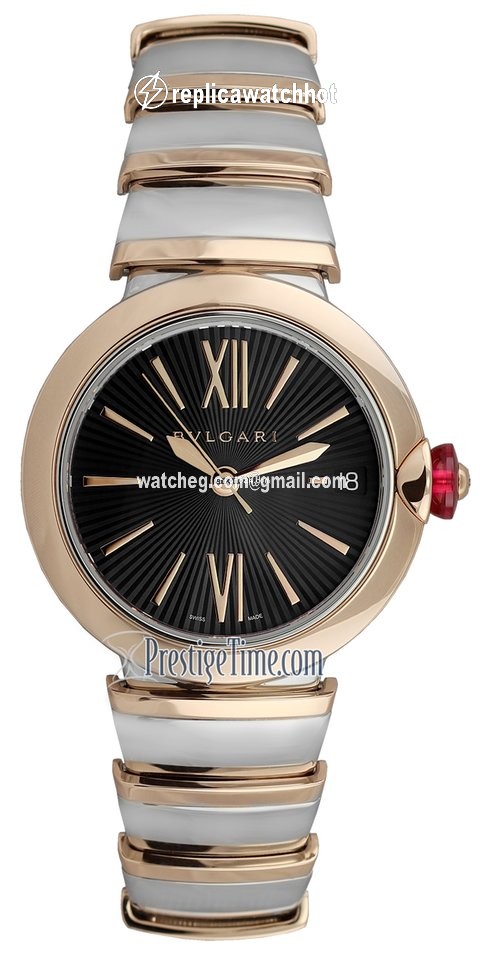 Bulgari Lucea Womens watch Automatic Gold Steel lu33bspgspgd 102192