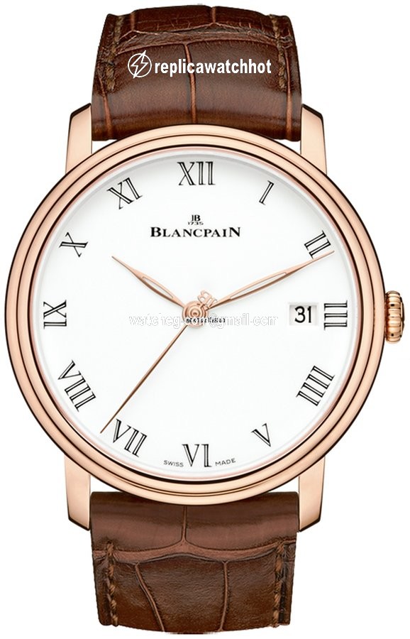 Blancpain Villeret Mens watch Unisex Automatic Rose gold 6630-3631-55b