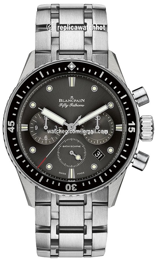 Blancpain Fifty Fathoms Bathyscaphe Mens watch Unisex Automatic Steel 5200-1110-70b