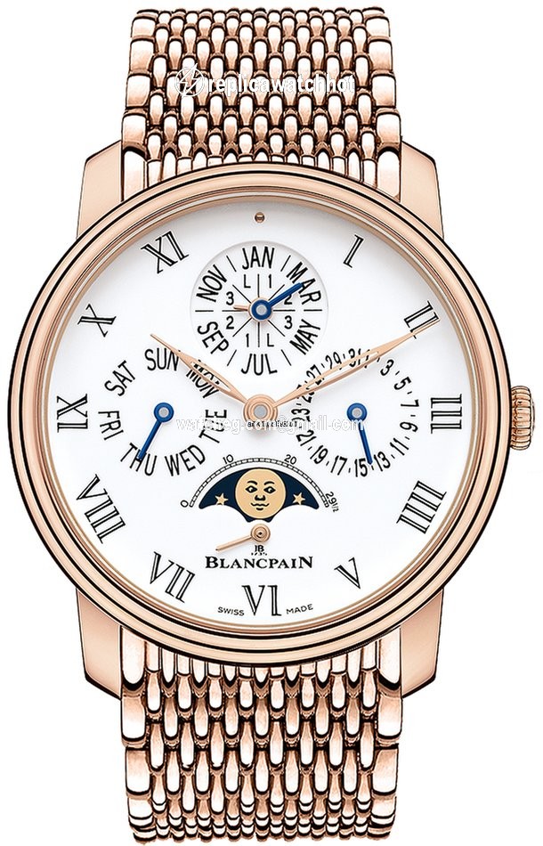 Blancpain Villeret Mens watch Unisex Automatic Rose gold 6659-3631-mmb