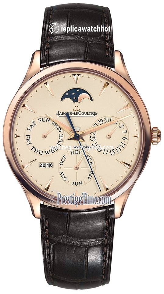 Jaeger-LeCoultre Master Ultra Thin Perpetual Mens watch Unisex Automatic Rose gold 1302520