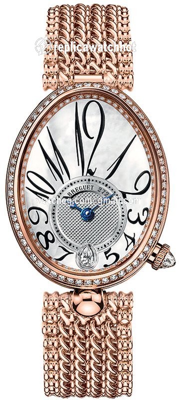 Breguet Reine de Naples Womens watch Automatic Rose gold 8918br 58 j20.d000