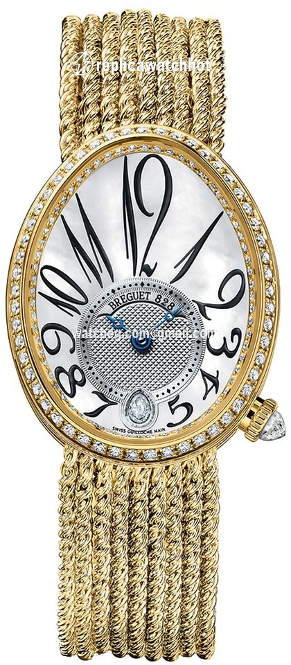 Breguet Reine de Naples Womens watch Automatic Yellow gold 8918ba 58 j39.d00d