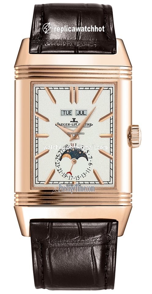 Jaeger-LeCoultre Reverso Mens watch Unisex Manual winding Rose gold 3912420 Tribute Calendar