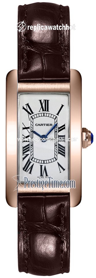 Cartier Tank Americaine Womens watch Quartz Rose gold w2607456
