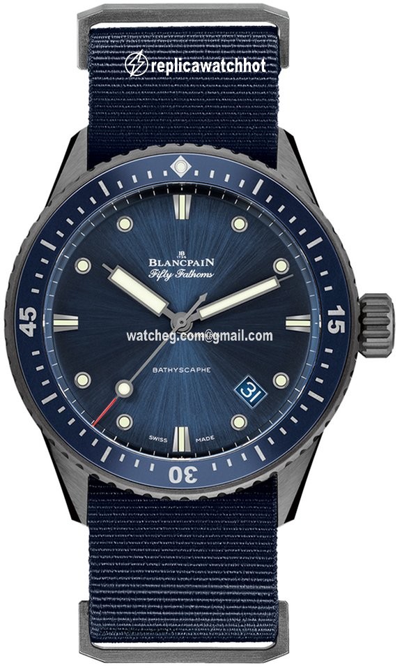 Blancpain Fifty Fathoms Bathyscaphe Mens watch Unisex Automatic Ceramic 5000-0240-naoa