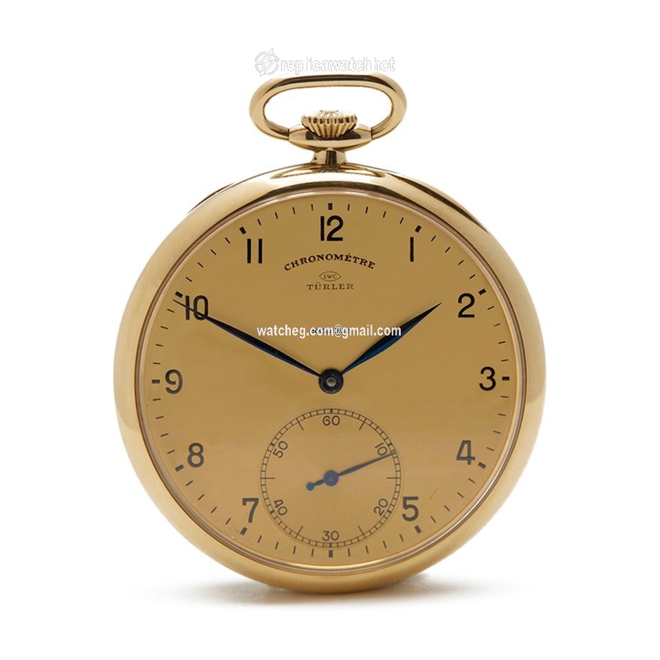 IWC Mens watch Unisex Manual winding Yellow gold Caliber 97