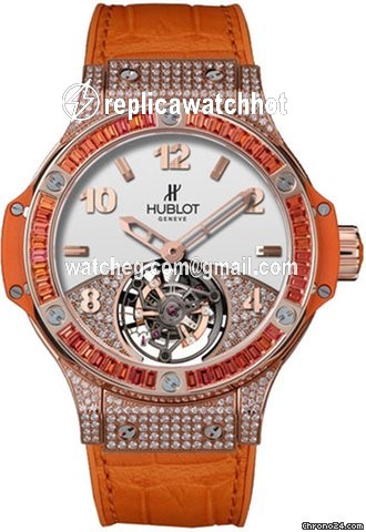 Hublot Big Bang Tutti Frutti Mens watch Unisex Manual winding Rose gold 345.PO.2010.LR.0906