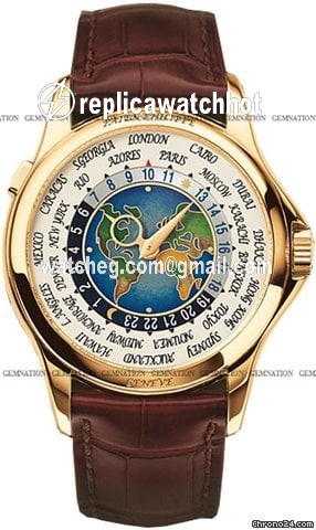 Patek Philippe World Time Mens watch Unisex Automatic Yellow gold 5131J
