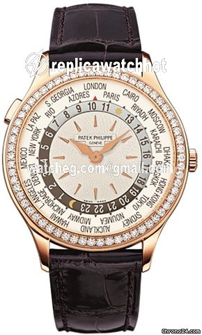 Patek Philippe World Time Womens watch Automatic Rose gold 7130R