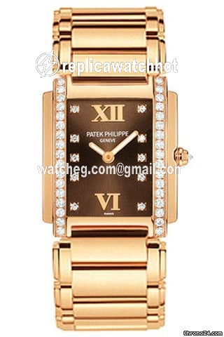 Patek Philippe Twenty~4 Womens watch Quartz Rose gold 4908.11R