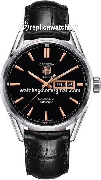 TAG Heuer Carrera Calibre 5 Mens watch Unisex Automatic Steel WAR201C.FC6266