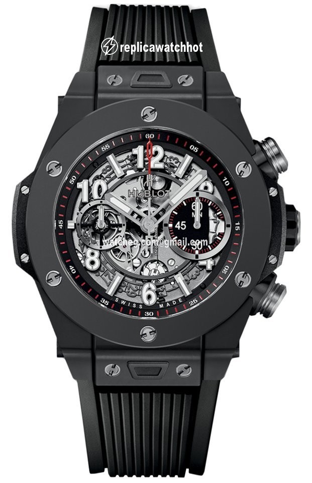 Hublot Big Bang Unico Mens watch Unisex Automatic Ceramic 411.ci.1170.rx Black Magic