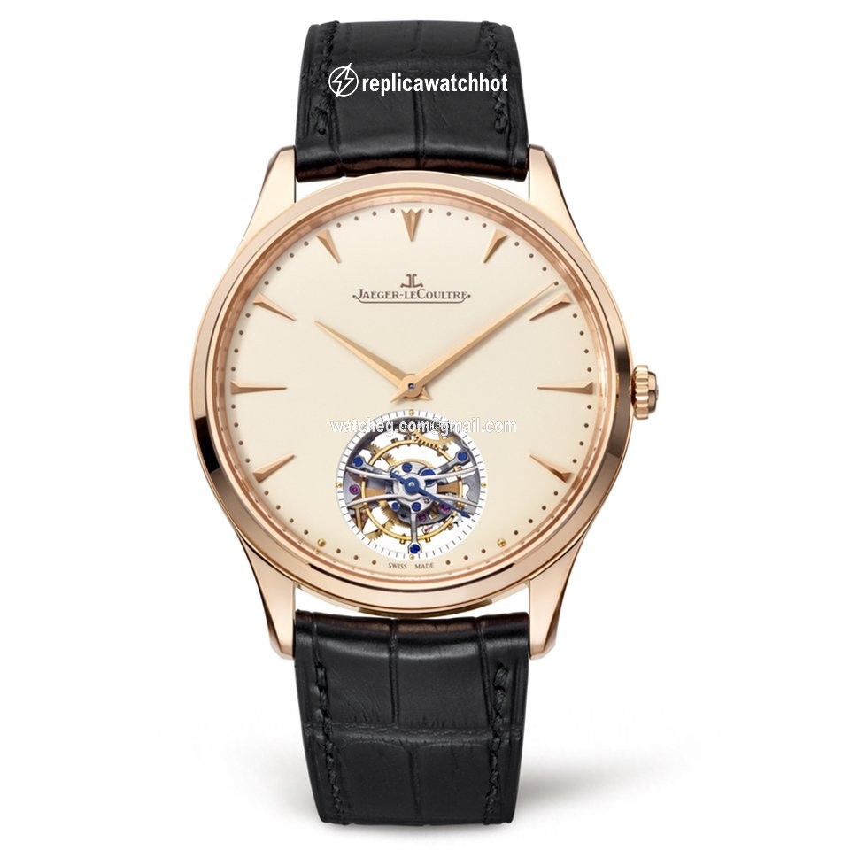 Jaeger-LeCoultre Master Ultra Thin Tourbillion Mens watch Unisex Automatic Rose gold Q1322410