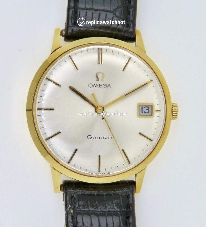 Omega Mens watch Unisex Manual winding Gold Steel 132041