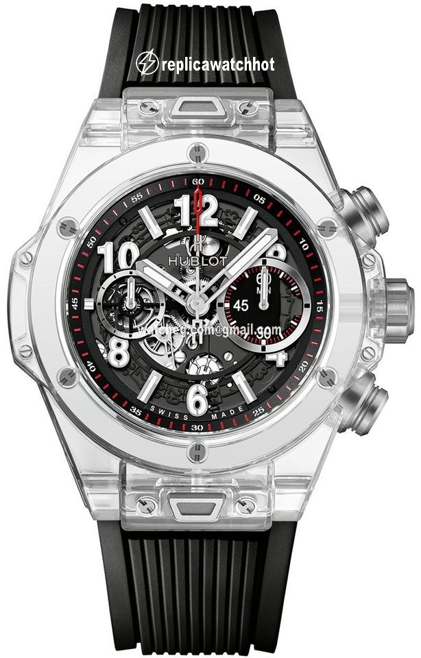 Hublot Big Bang Unico Mens watch Unisex Automatic 411.jx.1170.rx Magic Sapphire