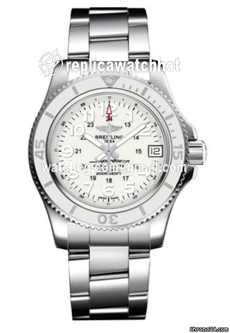 Breitling Superocean II 36 Mens watch Unisex Automatic Steel a17312d2 a775