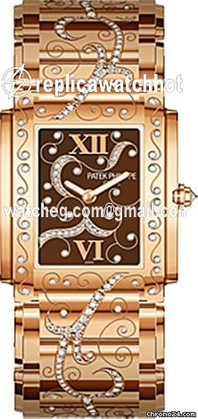 Patek Philippe Twenty~4 Womens watch Quartz Rose gold 4910 54R