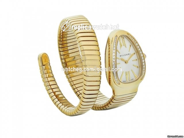 Bulgari Serpenti Womens watch Quartz Gold Steel SP35C6GDG1T