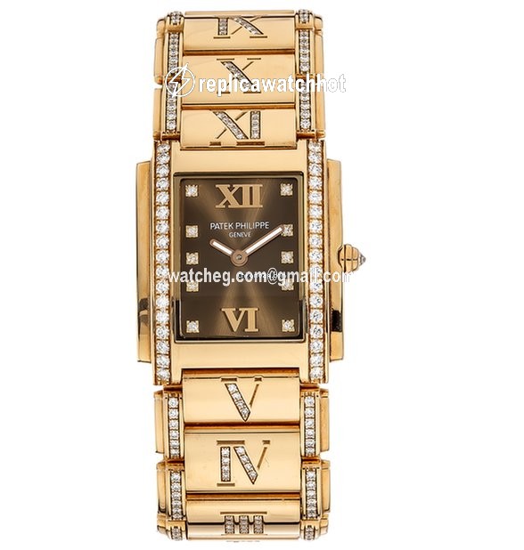 Patek Philippe Twenty~4 Womens watch Quartz Rose gold 4910 40R