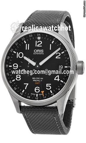 Oris Big Crown ProPilot GMT Mens watch Unisex Automatic Steel 01 748 7710 4164 07 5 22 17FC
