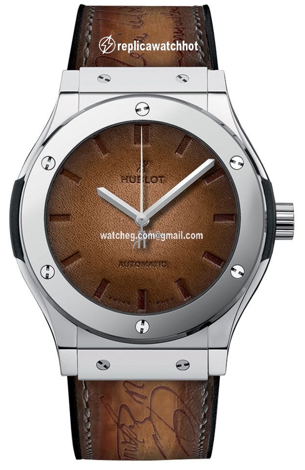 Hublot Classic Fusion 45, 42, 38, 33 mm Mens watch Unisex Automatic Platinum 511.TX.050T.VR.BER16 Berluti