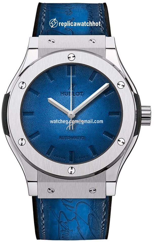 Hublot Classic Fusion 45, 42, 38, 33 mm Mens watch Unisex Automatic Titanium 511.NX.050B.VR.BER16 Berluti