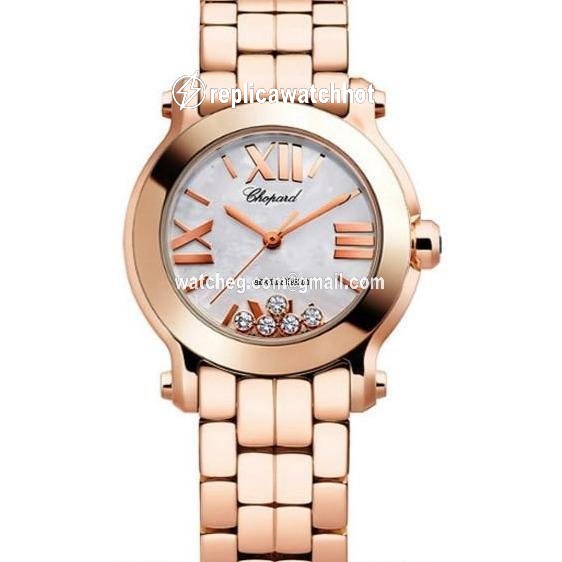 Chopard Happy Sport Womens watch Quartz Rose gold 274189-5003
