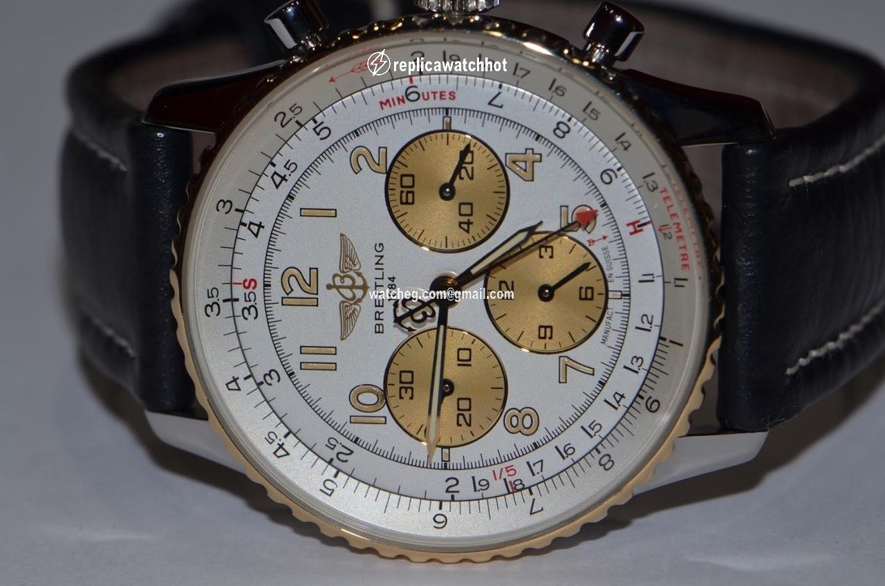 Breitling Navitimer Mens watch Unisex Automatic Gold Steel D30022