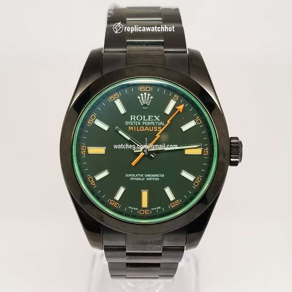 Rolex Milgauss Mens watch Unisex Steel Automatic 116400V bko