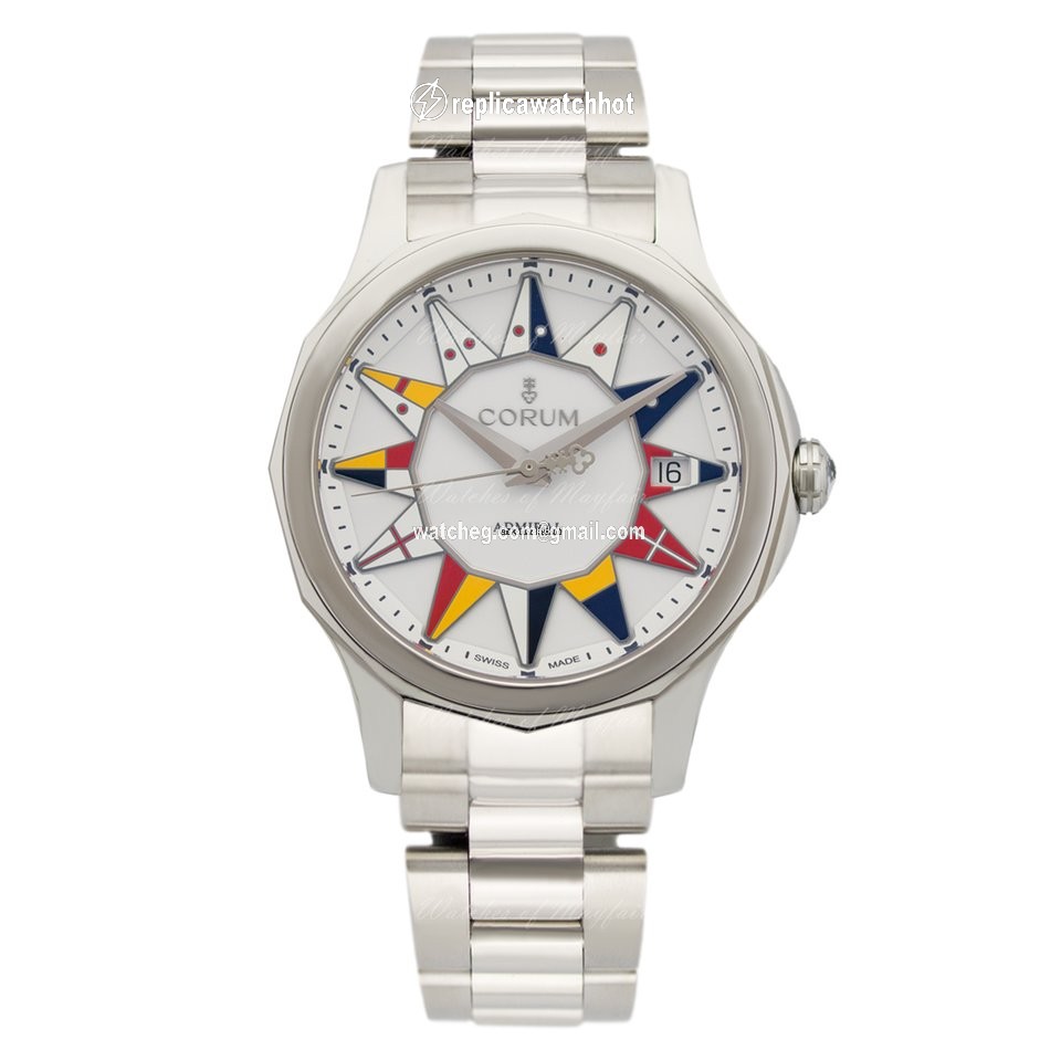 Corum Admirals Cup Legend 38 Womens watch Automatic Steel A082 03184 C 082.200.20 V200 BL12