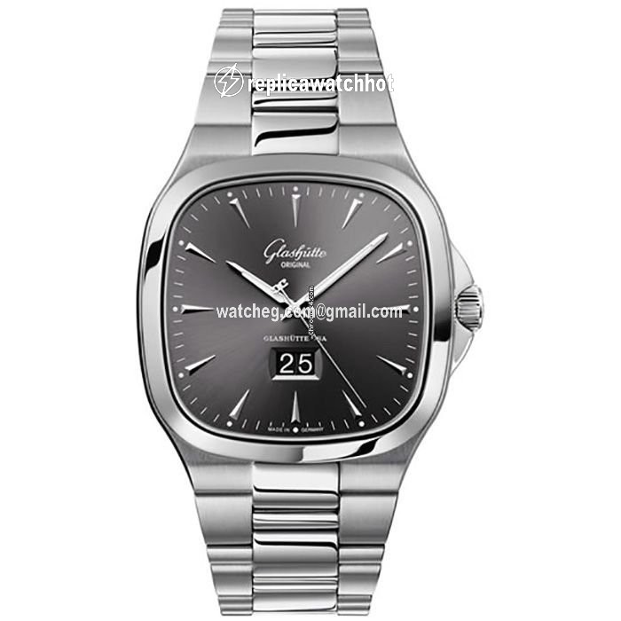 Glashtte Original Seventies Panorama Date Mens watch Unisex Automatic Steel 39-47-12-12-14