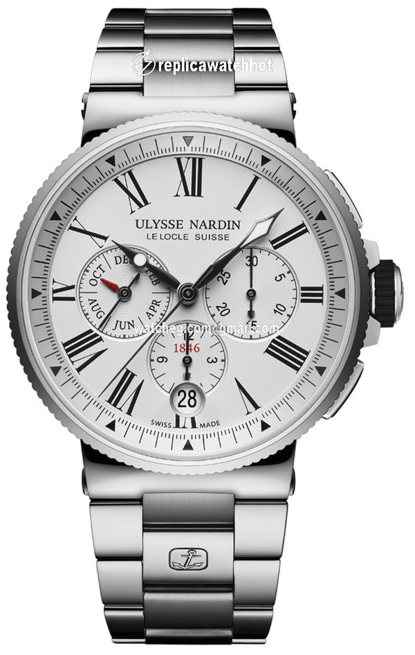 Ulysse Nardin Marine Chronograph Mens watch Unisex Automatic Steel 1533-150-7m 40