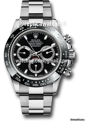 Rolex Daytona Mens watch Unisex Steel Automatic 116500LN Black