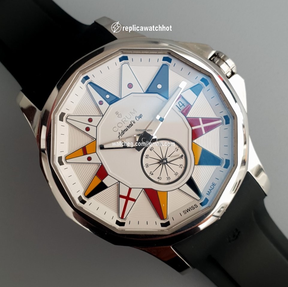 Corum Admirals Cup Legend 42 Mens watch Unisex Automatic Steel 395.101.20 F371.AA12