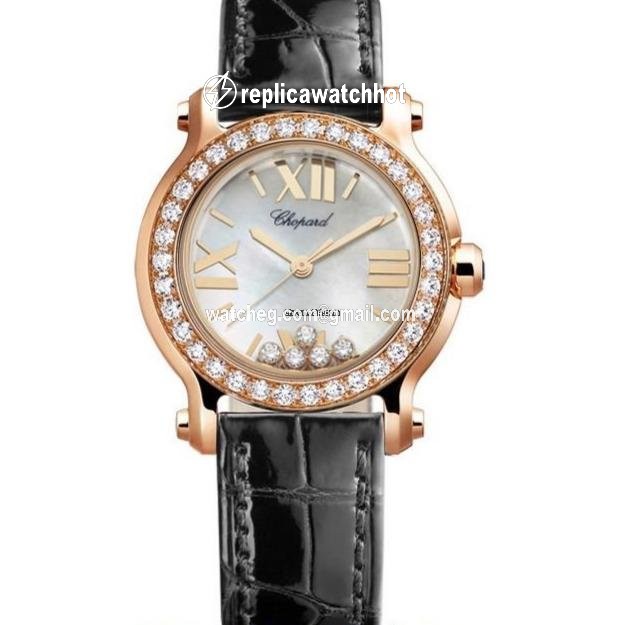 Chopard Happy Sport Womens watch Quartz Rose gold 274189-5005