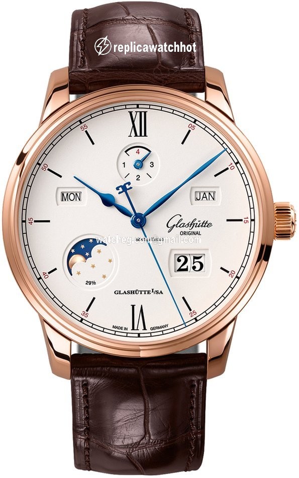 Glashtte Original Senator Excellence Mens watch Unisex Automatic Rose gold 1-36-02-02-05-30