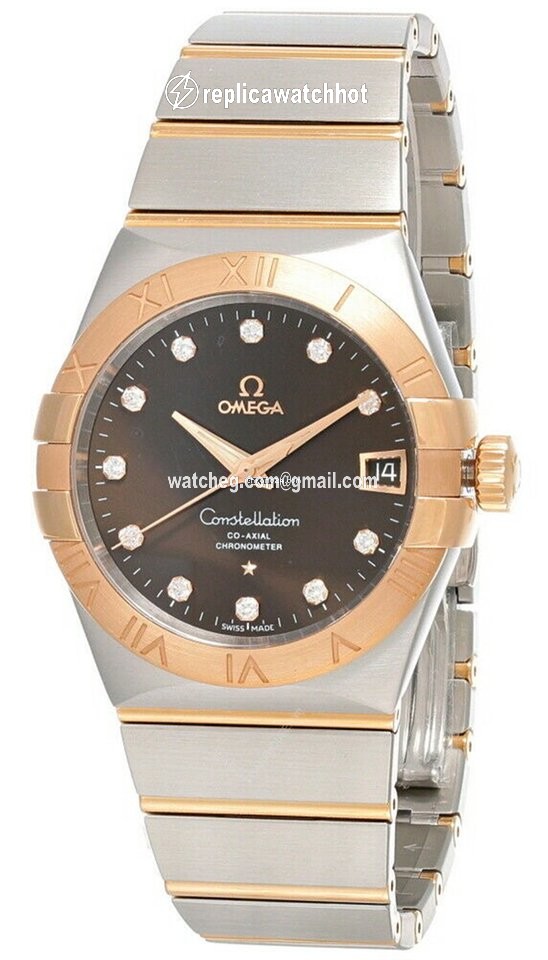 Omega Constellation Men Automatic Steel 123.20.38.21.63.001  12320382163001